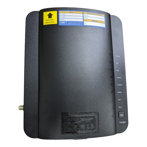 Cable Modem Arris Tg1692a Arris Wifi Ne.t 2.4ghz 5ghz — foto 1