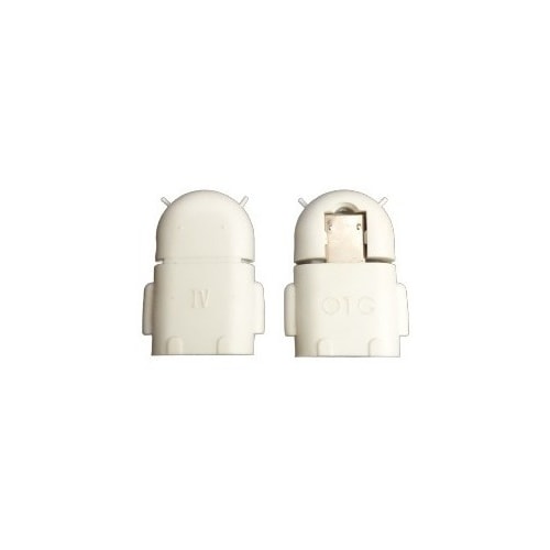 4 Adaptadores Micro Usb Otg Pendrive P Celular Android Robo - Branco — foto 1