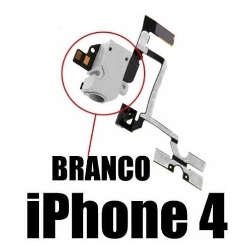 Cabo Flex Volume Vibra Fone Earphone Jack Mute - iPhone 4 — foto 1