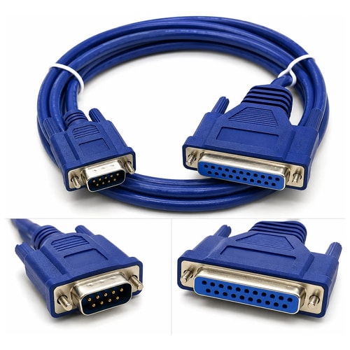 Cabo Console Rj45 Para Db9 Db25 Rs232 Serial — foto 1