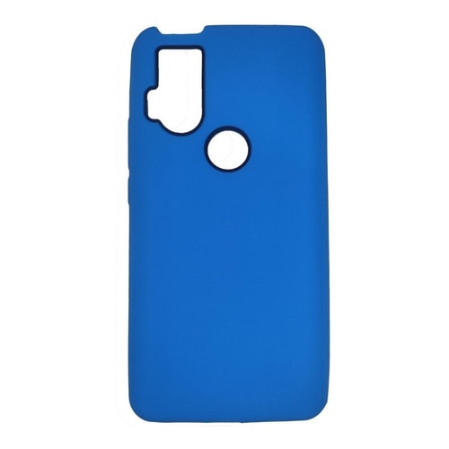 Capa Anti Impacto Em Cores Para Moto One Hyper Barato - Azul — foto 1