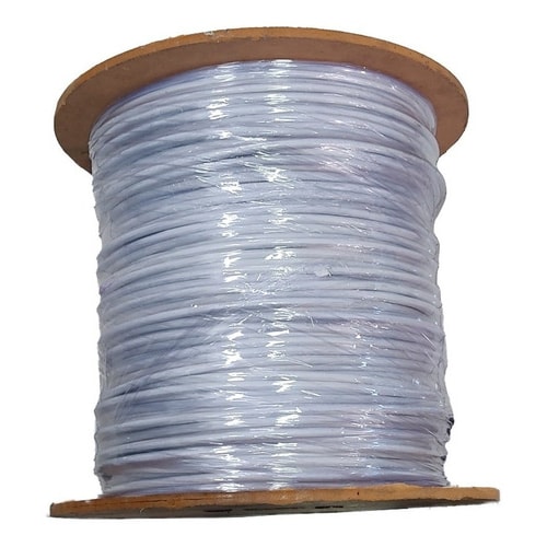 Cabo Coaxial Rg59 95% Malha 300mts Tv Digital Cftv Rg 59 Bco — foto 1