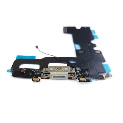 Cabo Conector Flex Carga Cel Iphone 7g - Branco ou Preto - Branca — foto 1