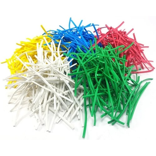 Arame Encapado Revestido Saco Com 500g Multicolors - Branco — foto 1