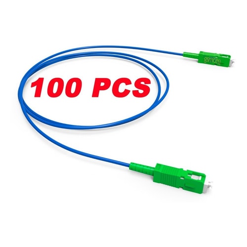 100 X Cordão Óptico Patch Sc/apc X Sc/apc 2 Mt Holomogado Nf — foto 1