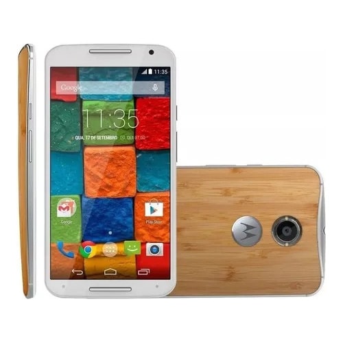 Moto X (2nd Gen.) 32 Gb Branco/bambu 2 Gb Recondicionado - Branco/Bambu — foto 1
