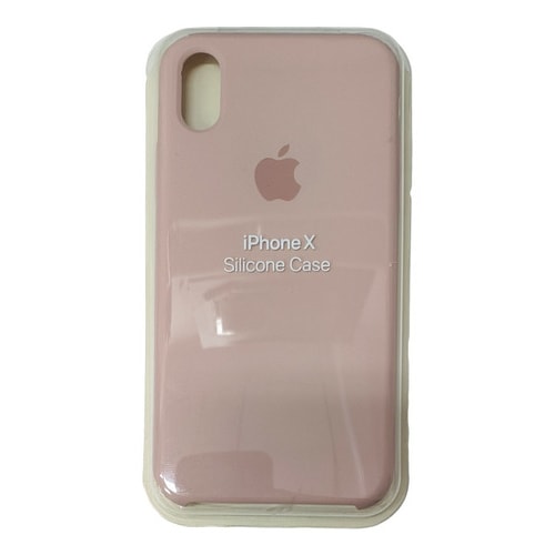 Capa Capinha Case Aveludada Para iPhone X / Xs / 10 - Rosa-areia — foto 1