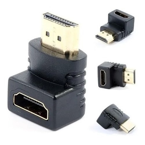 Adaptador Hdmi 90 Graus Em L Macho X Fêmea — foto 1