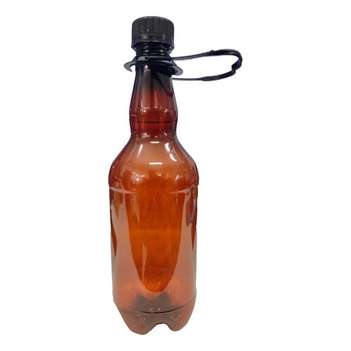 10 Frascos Growler Pet 500ml Âmbar Tampa Lacradora E Alça — foto 1