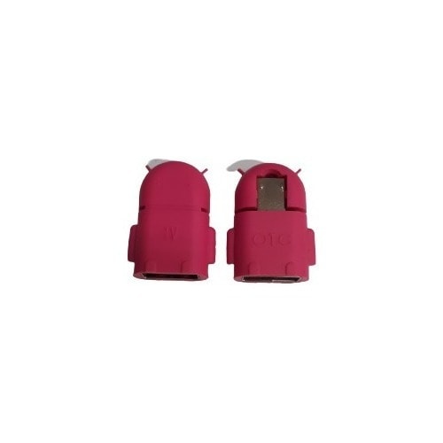 4 Adaptadores Micro Usb Otg Pendrive P Celular Android Robo - Rosa — foto 1