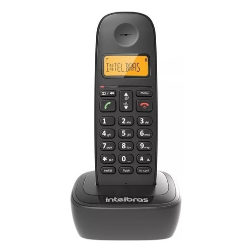 Aparelho Telefone Fixo Sem Fio Intelbras Ts2510 - Preto - 110V/220V — foto 1