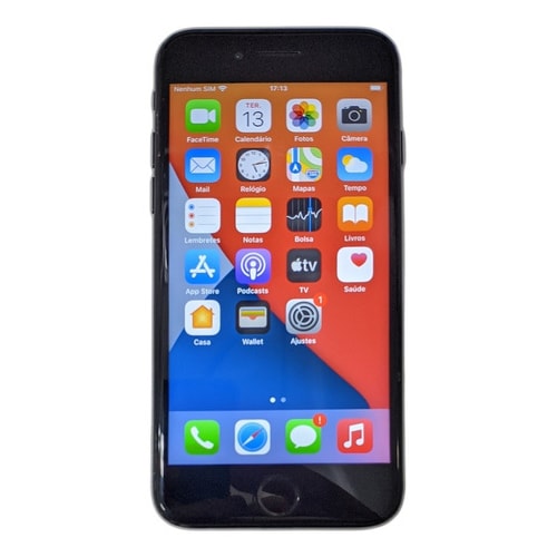 iPhone 7 128 Gb Preto-brilhante Bom E Barato USADO - Preto-brilhante — foto 1