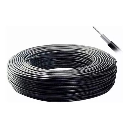 Cabo Coaxial Rgc58 50 Ohms 85% Preto 20m Rgc-58 — foto 1