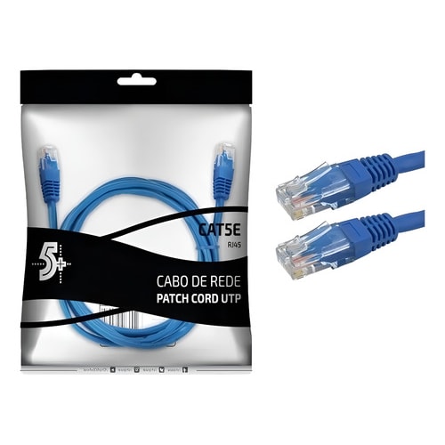 5+ 018-1069 Par Trançado Utp Bobina 3 M Rj45 Ethernet Patch — foto 1