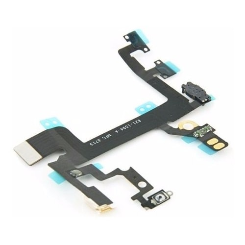 Cabo Flex Flat Botão Power Volume Vibra Iphone 5s Original — foto 1