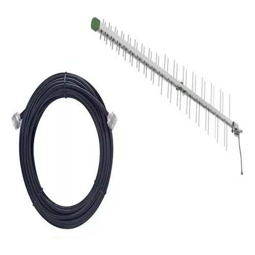 Antena Pro Internet Tel Full Band Cabo N Macho X N Macho 10m — foto 1
