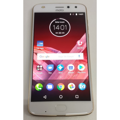 Moto Z2 Play Dual Sim 64 Gb Ouro 4 Gb Ram C/snap Madeira — foto 1