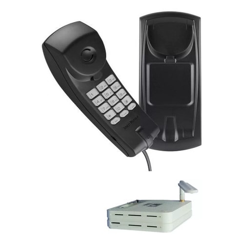 Aparelho Telefone Gondola Mesa E Parede Para Chip 3g Gsm Pto - Branco — foto 1