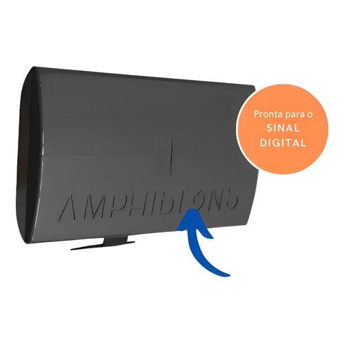 Antena Amphibions Interna/externa Led Amplificada PROHD-2000A — foto 1