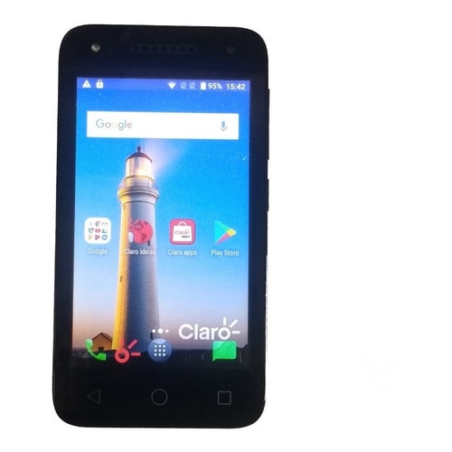 Alcatel U3 4055j 4055 - Dual Chip 4g 8gb Wi-fi 8mp Usado - Preto — foto 1