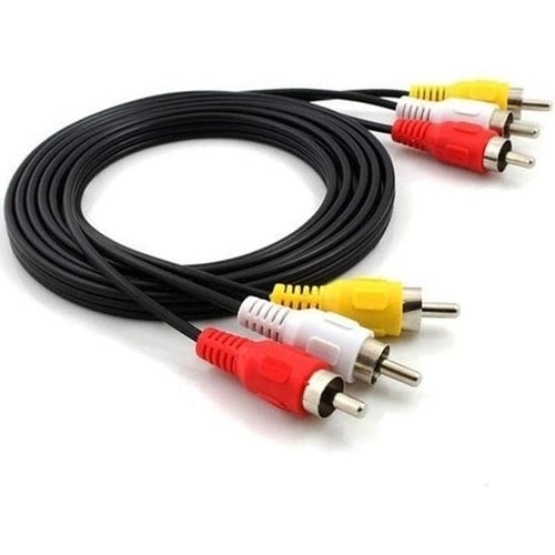 Cabo Áudio Vídeo 3rca X 3rca 1,50 Metros Usos Diversos — foto 1