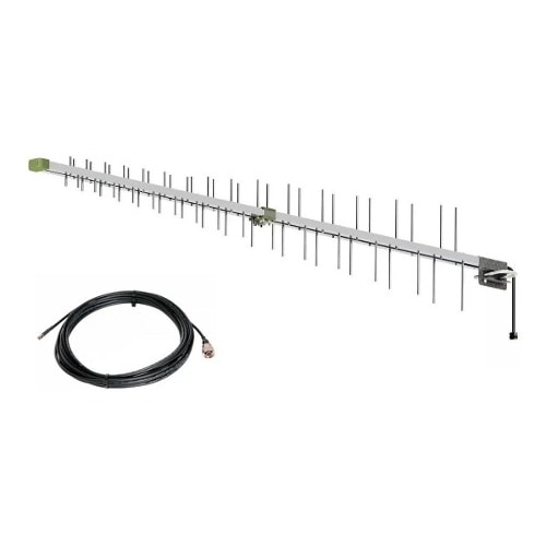 Antena 700mhz Gsm 3g 4g 15dbi Tim Claro Vivo Oi + Cabo 20m — foto 1