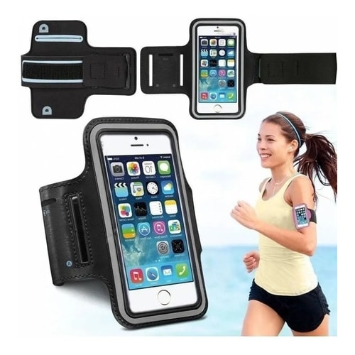 Braçadeira Suporte Para Celular Sport Barato Envio Imediato - Preto — foto 1