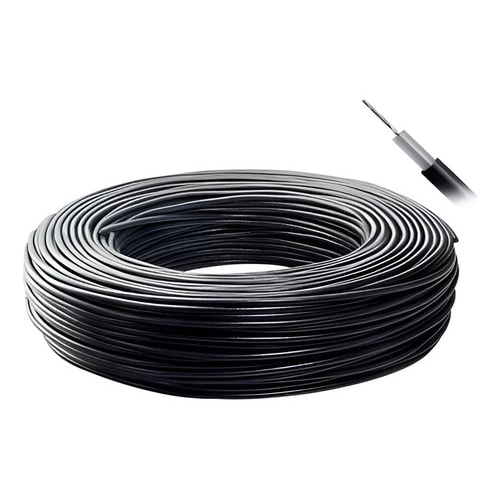 Cabo Coaxial Rg58 Flexível 50 Ohms 90% Malha Rolo 25mts — foto 1