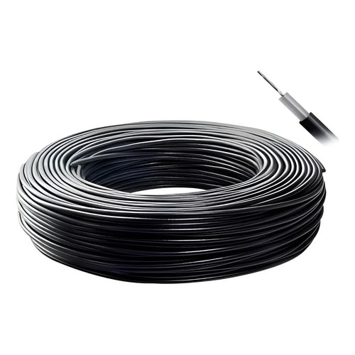 Cabo Coaxial Rg58 Flexível 50 Ohms 90% Malha Rolo 6mts — foto 1