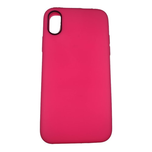 Capa Capinha Case Aveludada Para iPhone X / Xs / 10 Barato - Rosa — foto 1